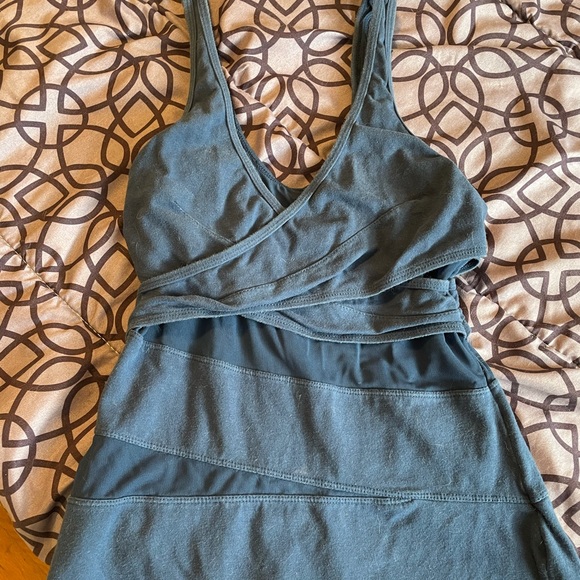 Blue Sport Mesh and Spandex Tank Top. 2/$25 - Picture 2 of 5